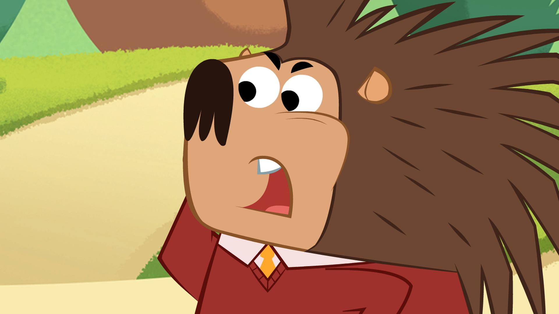 Das Stachelschwein ist entsetzt. Der Juckreiz ist so schlimm, dass es sich immerzu kratzen muss.