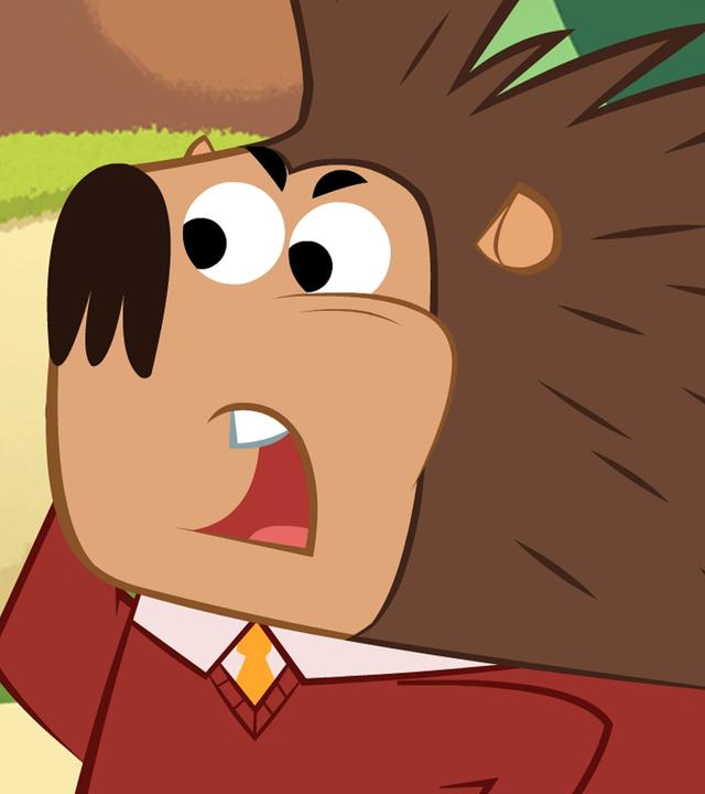 Das Stachelschwein ist entsetzt. Der Juckreiz ist so schlimm, dass es sich immerzu kratzen muss.