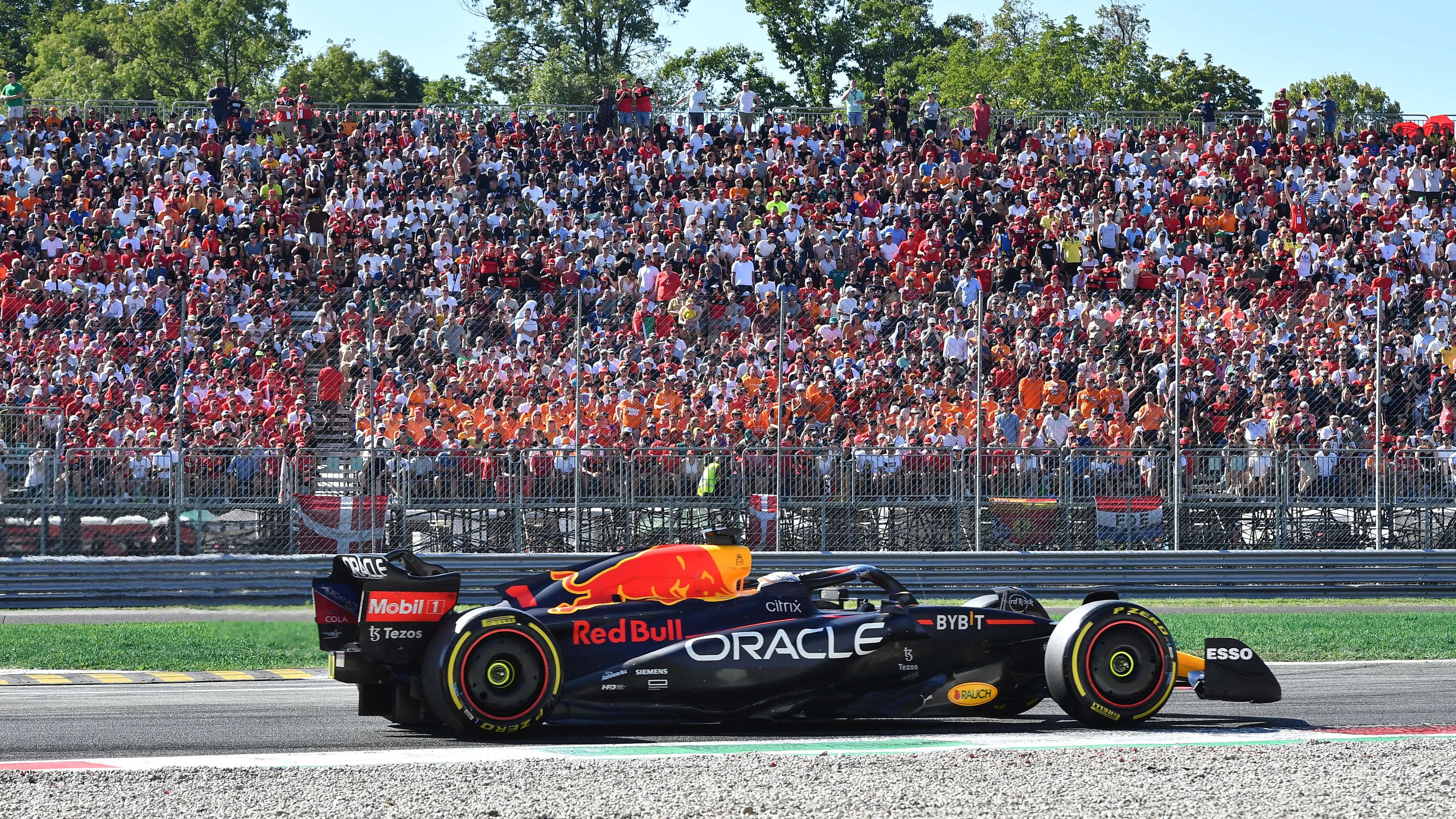 Formel 1, Grand Prix von Italien, Autodromo Nazionale Monza, Italien, 11.09.2022, Verstappen von Red Bull während des Rennens