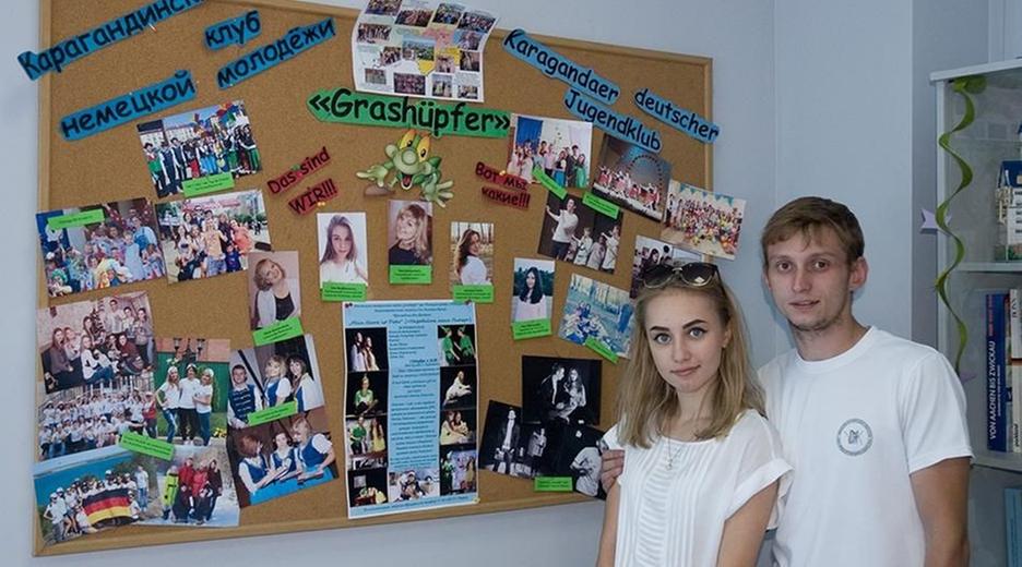 Blick in die Zukunft: Artem und Alina leiten die Jugendgruppe Grashüpfer in Karaganda