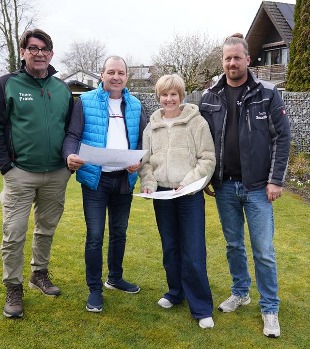 Frank Riese, Kai Tiebel, Marion Tiebel und Sebastian Burggraf