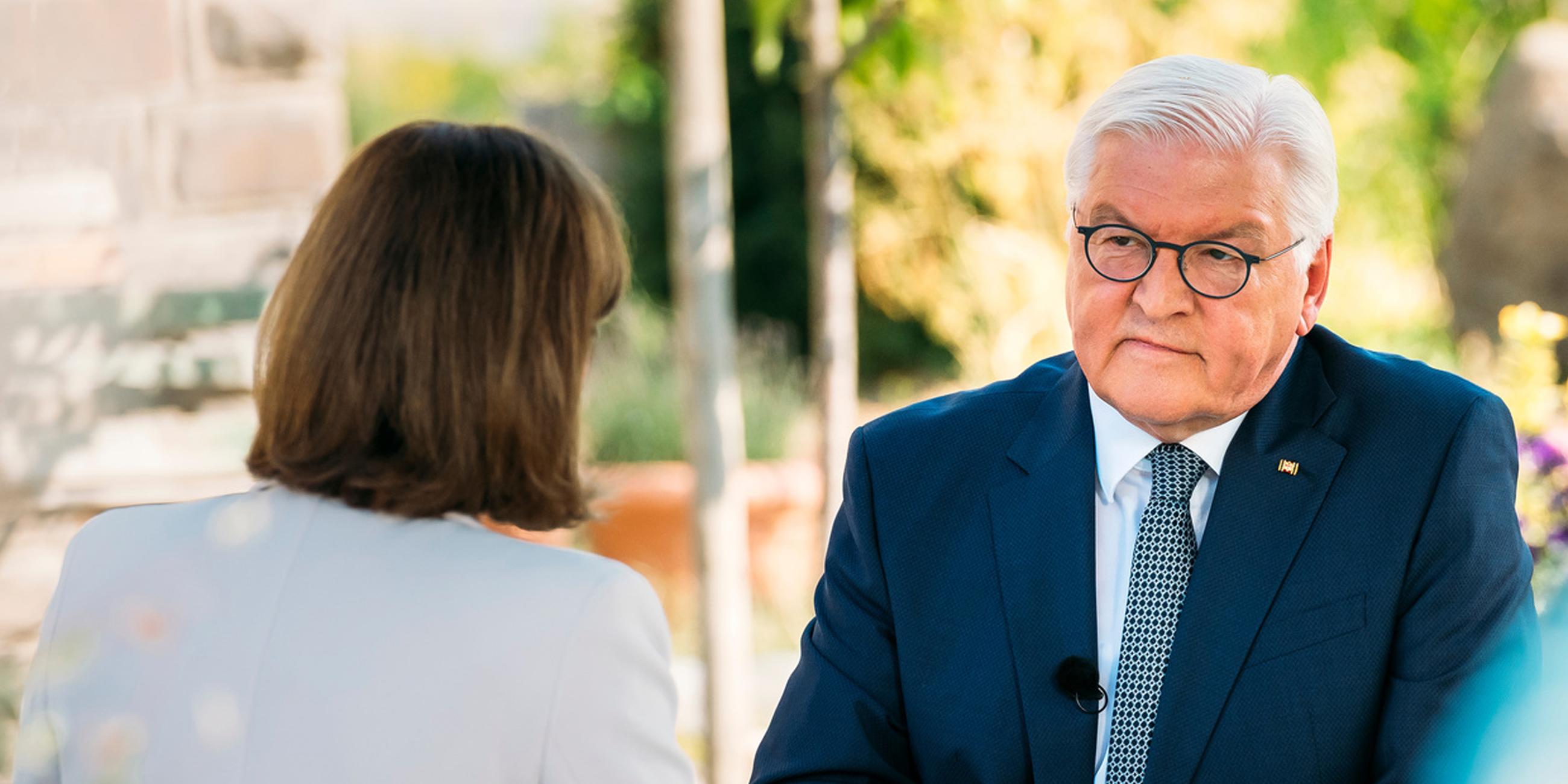 Bettina Schausten, Frank-Walter Steinmeier