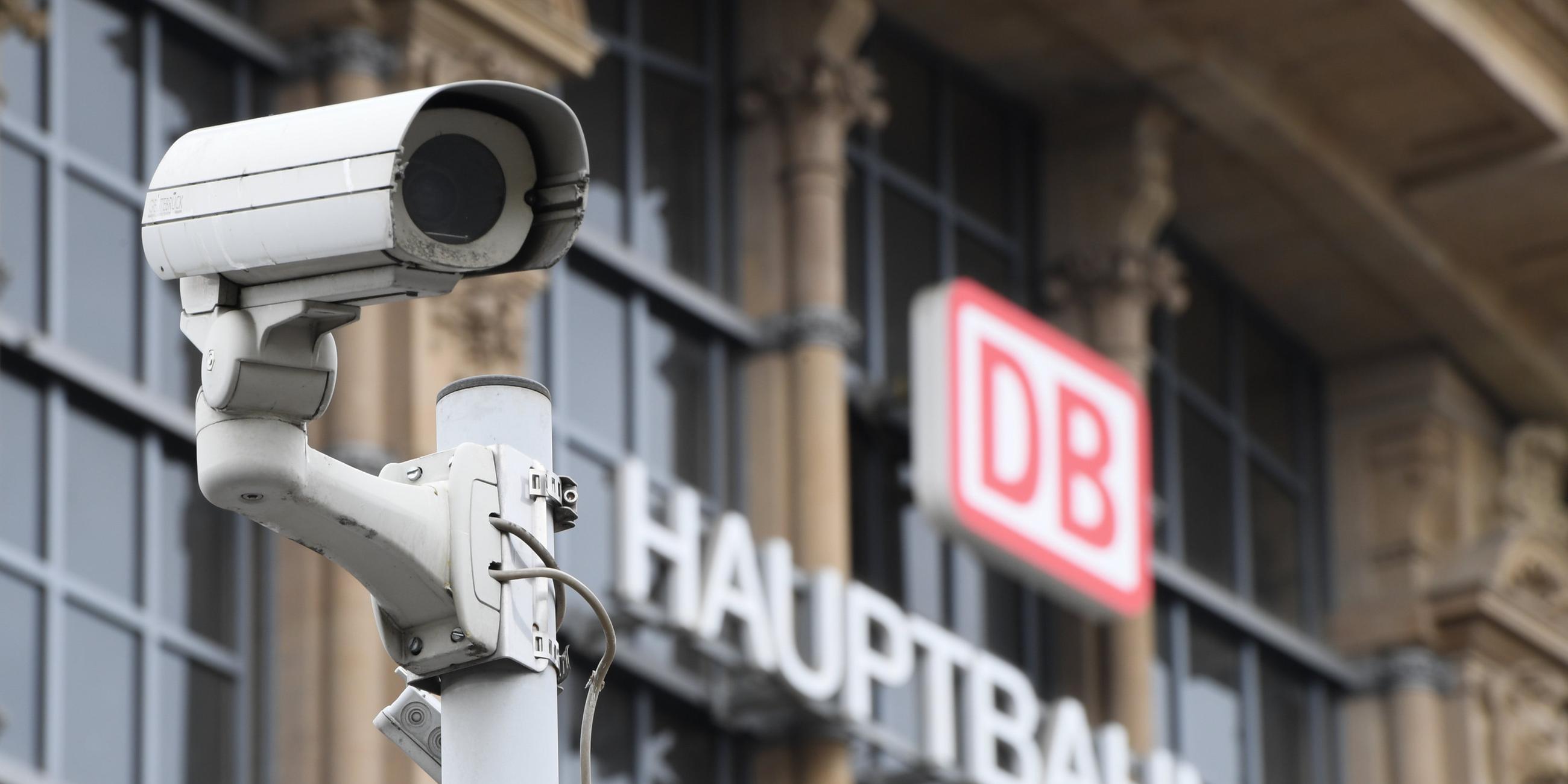 Videoüberwachung am Hauptbahnhof in Frankfurt am Main