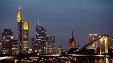 Frankfurt Skyline bei Nacht