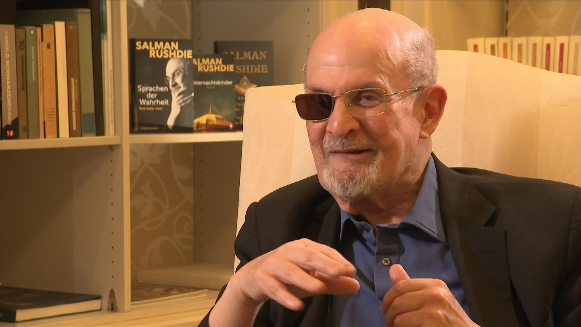 Peter Twiehaus trifft Salman Rushdie