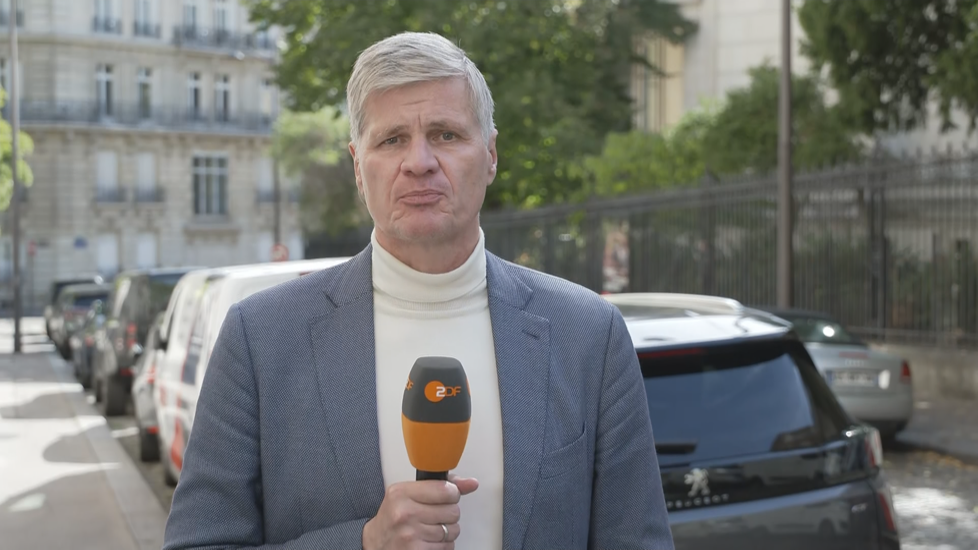 ZDF-Korrespondent Thomas Walde in Paris.