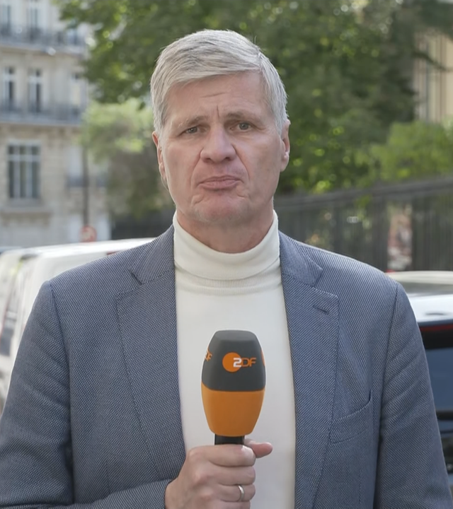 ZDF-Korrespondent Thomas Walde in Paris.
