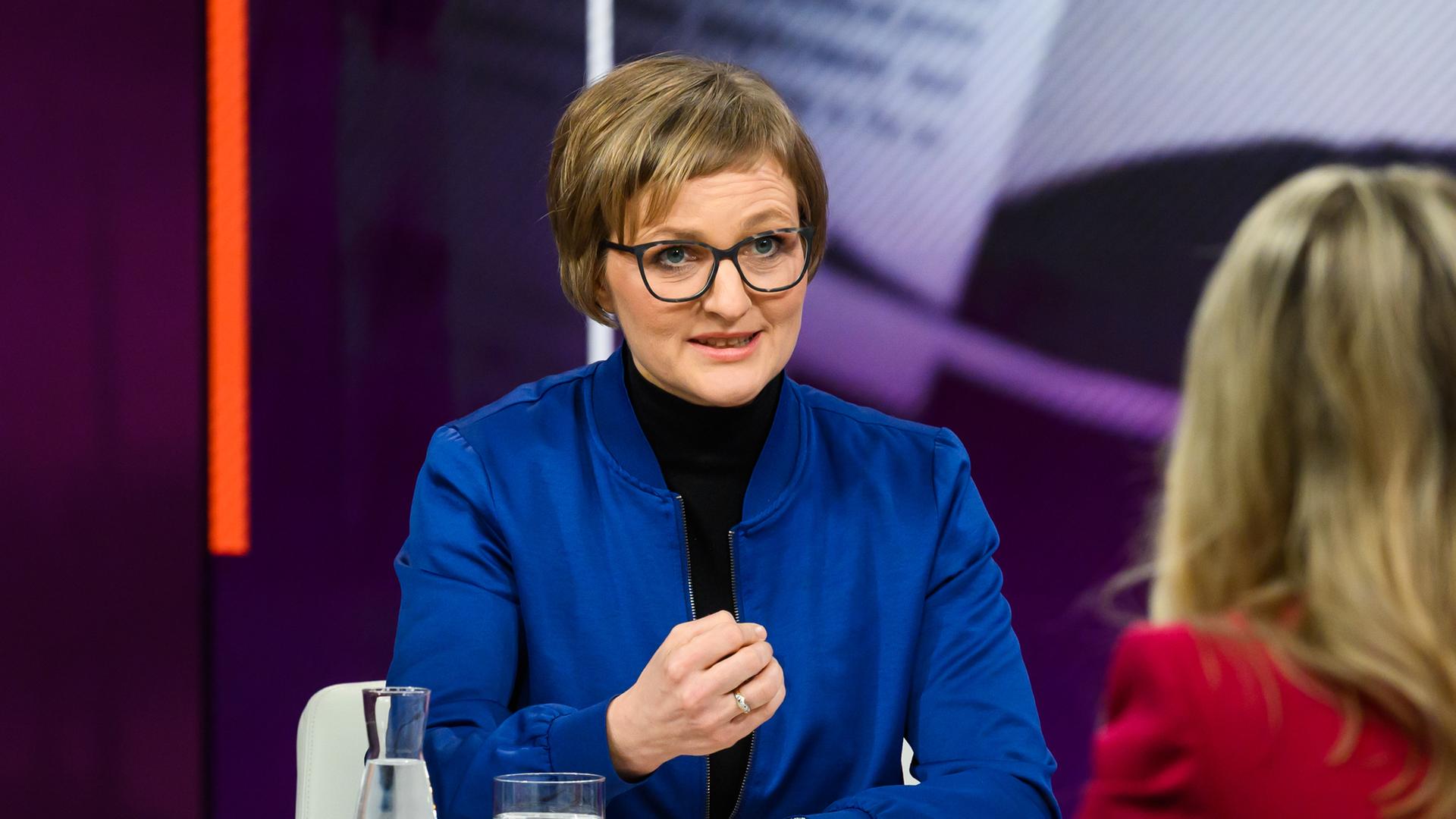 Grünen-Co-Chefin Franziska Brantner bei Maybrit Illner