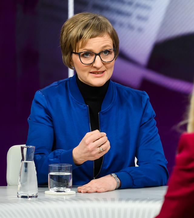 Grünen-Co-Chefin Franziska Brantner bei Maybrit Illner