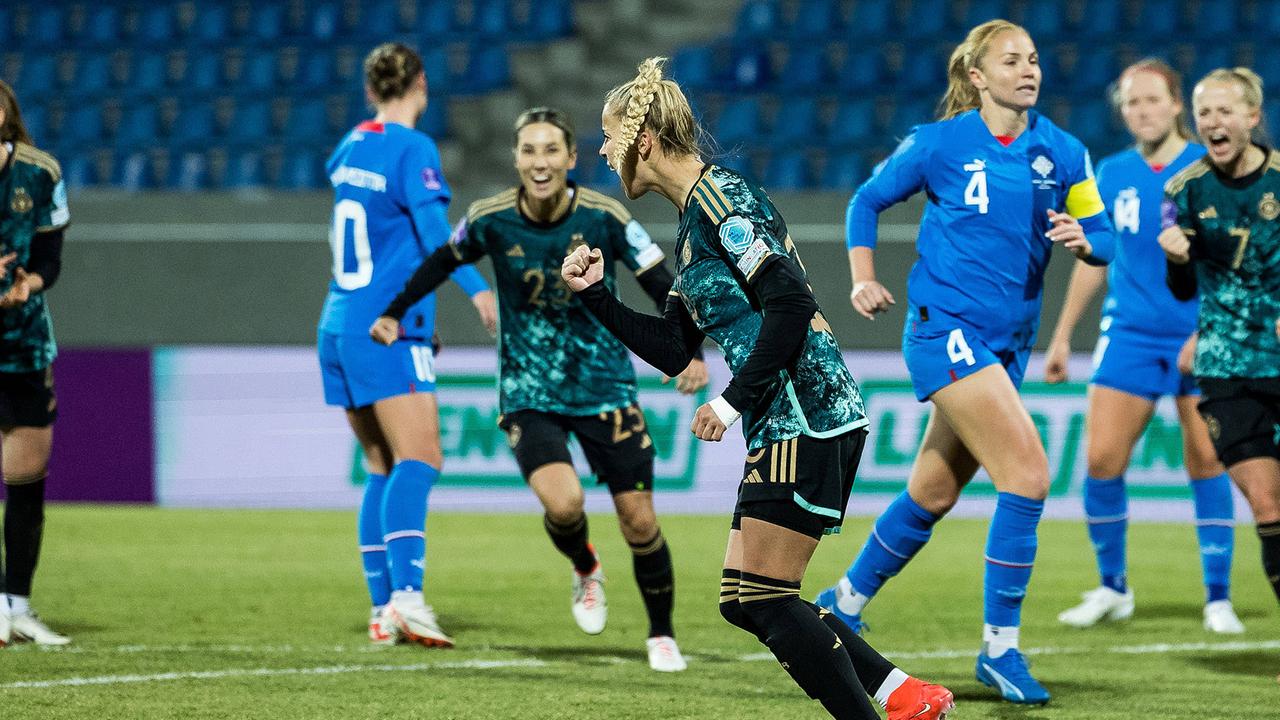 DFB-Frauen mühen sich zum Sieg gegen Island