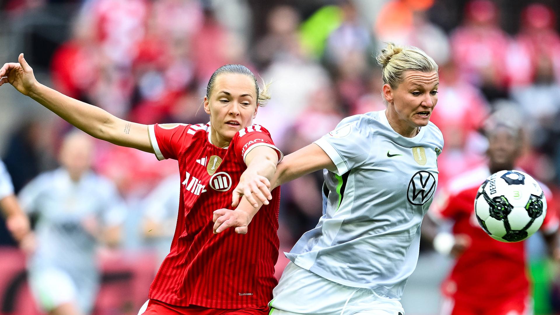 Magdalena Eriksson und Alexandra Popp am 14.05.26