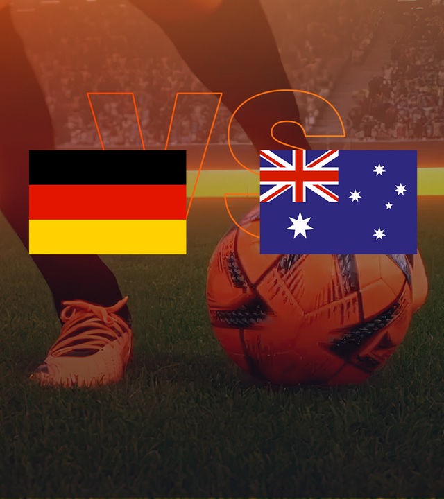 Flaggenpaarung Deuschland - Australien