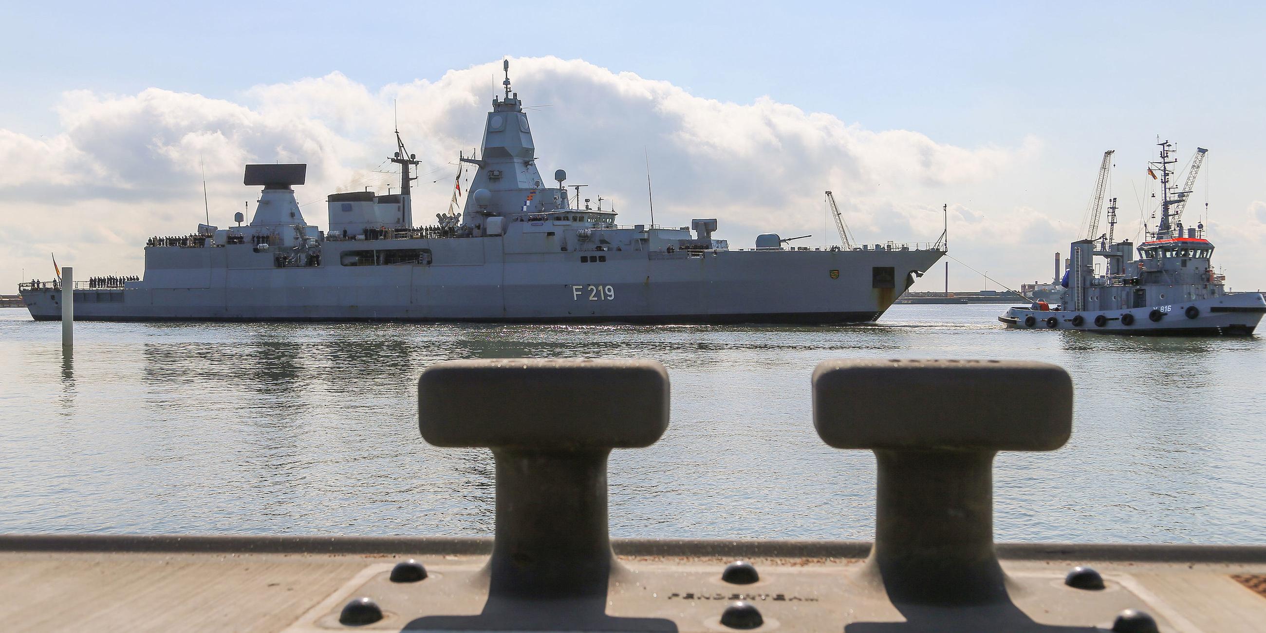 Fregatte Sachsen kehrt vom Mittelmeereinsatz zurück
