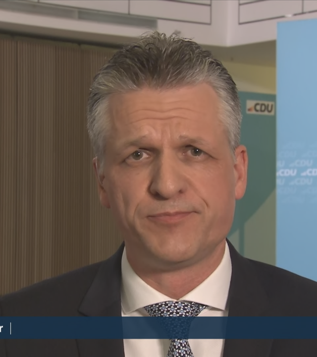 Thorsten Frei von der CDU mit einer Reaktion zur Landtagswahl in Rheinland-Pfalz.