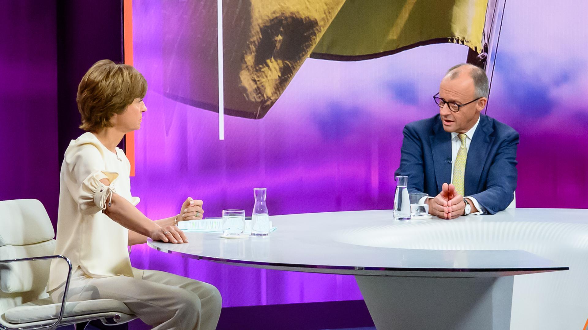 Friedrich Merz bei Maybrit Illner