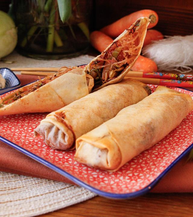Frühlingsrollen aus der Heißluftfritteuse