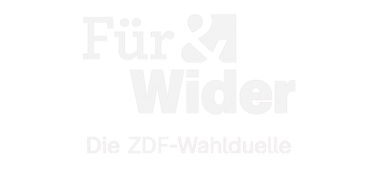 Für & Wider - Die ZDF-Wahlduelle