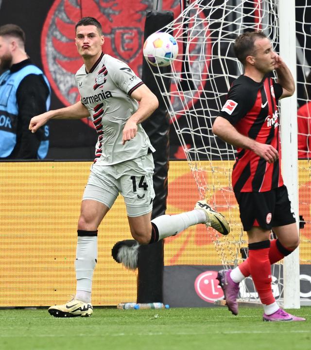 Fußball: Eintracht Frankfurt - Bayer Leverkusen.