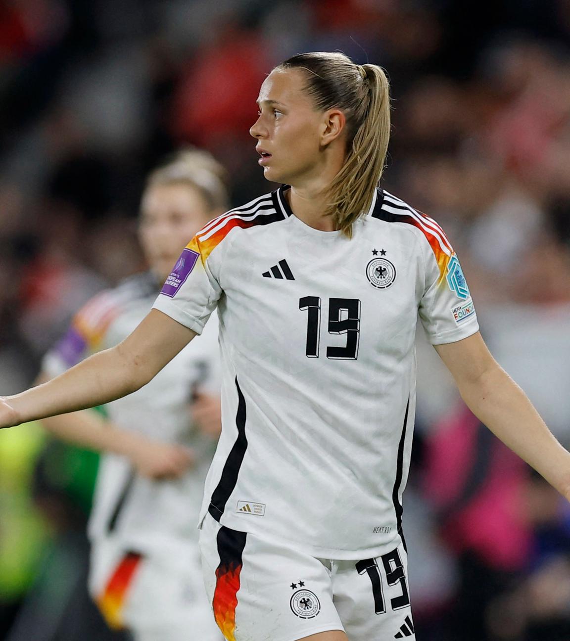 Fußball, Frauen, EM 2025 Qualifikation: Österreich - Deutschland: Deutschlands Klara Buhl
