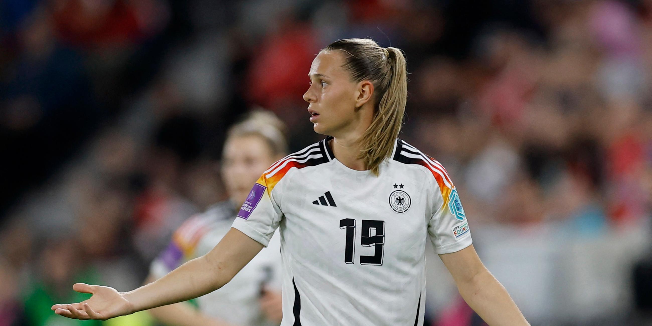 Fußball, Frauen, EM 2025 Qualifikation: Österreich - Deutschland: Deutschlands Klara Buhl