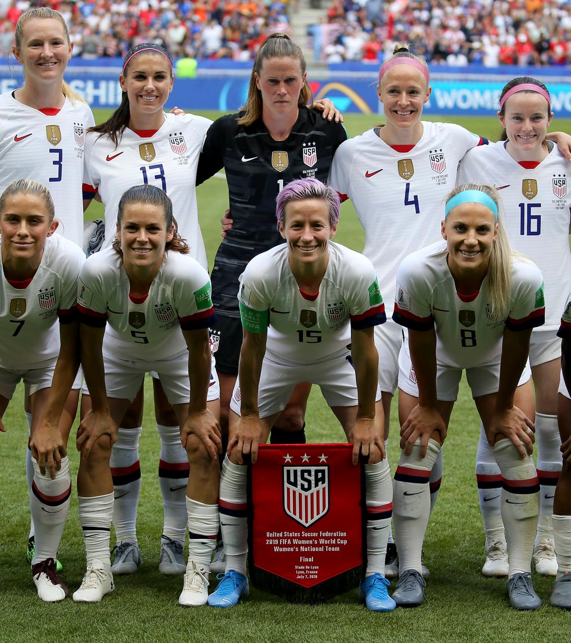 Amerikanisches Team bei der WM 2019. 