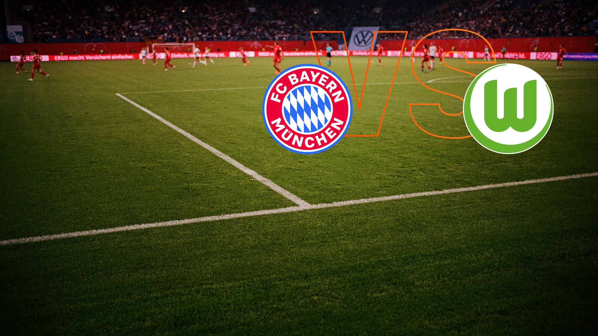 Frauenfußball, Spielpaarung, Bayern München - VfL Wolfsburg