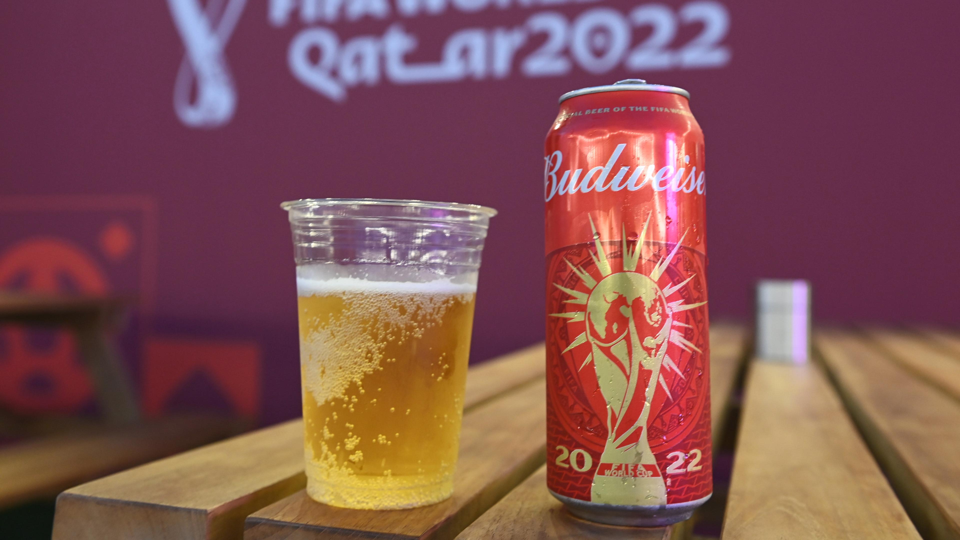 Auch das Bier des WM-Sponsors Budweiser ist rund um die WM-Stadien in Katar verboten. 