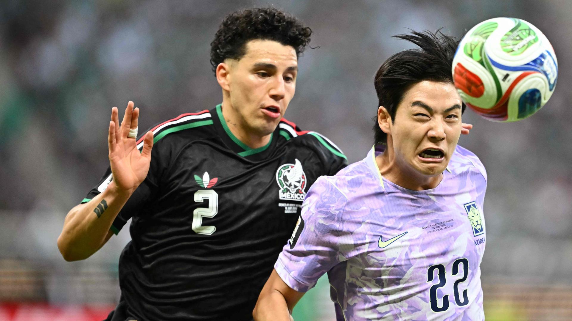 Fußball-WM: Mexiko - Südkorea.
