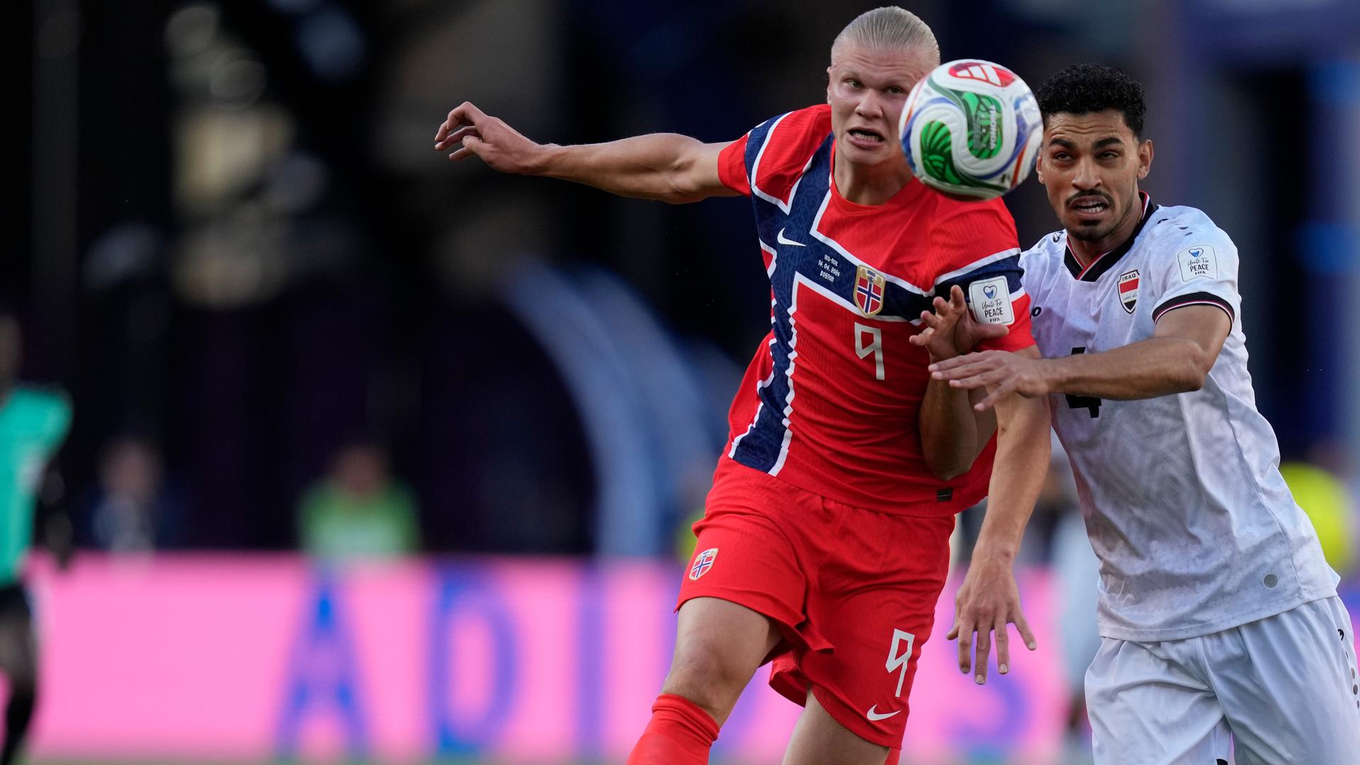 Fußball-WM: Norwegen - Irak.