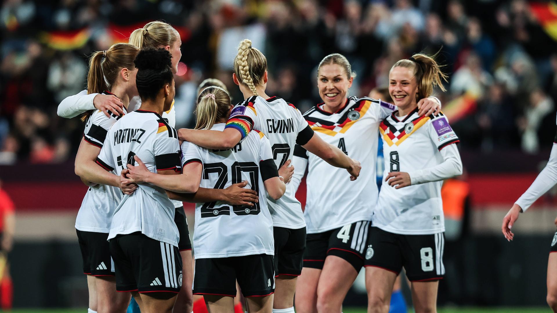 Fussball, WM-Qualifikation Europa (Frauen) Saison 2026 Liga A Gruppe 4 - 1.Spieltag Deutschland - Slowenien