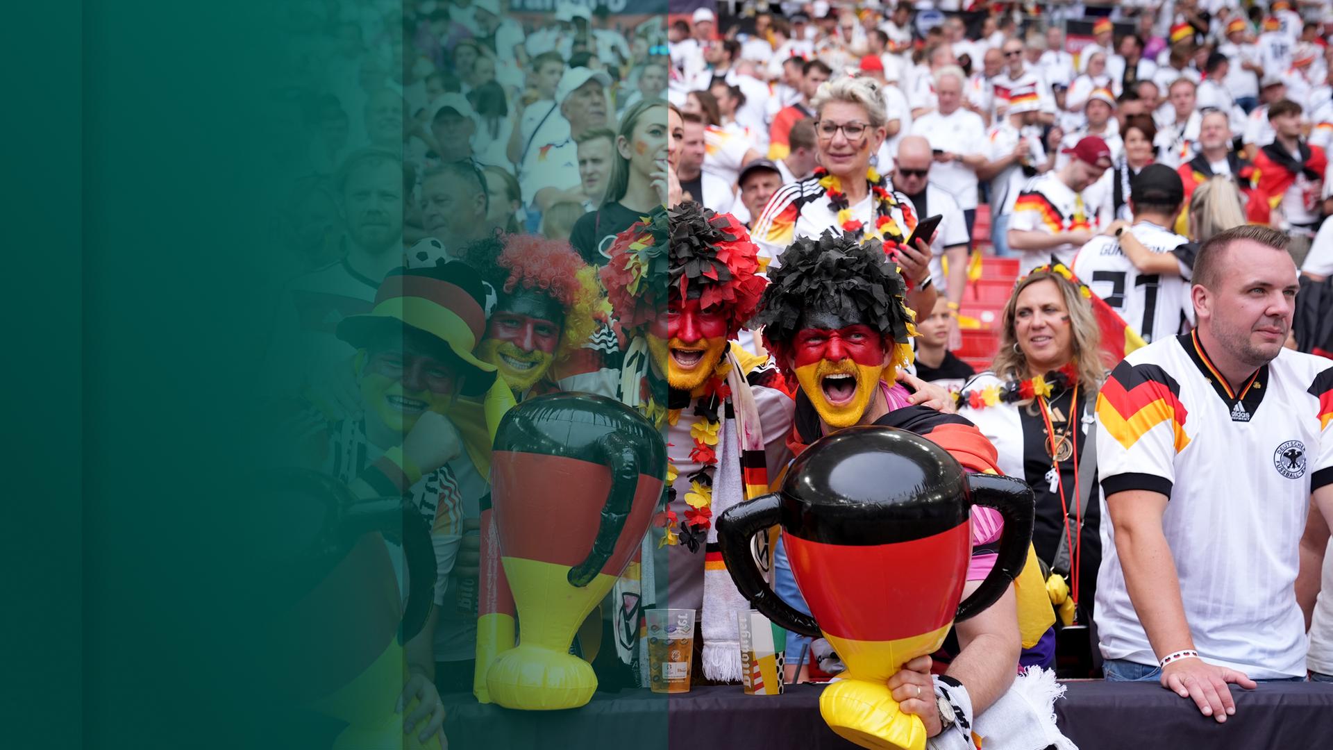 Fußballfans im WM Fieber