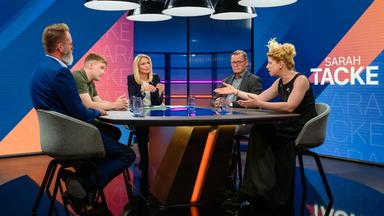 Von links: Quentin Gärtner, Sarah Tacke, Claus Ruhe Madsen, Bodo Ramelow, Christina Böhm