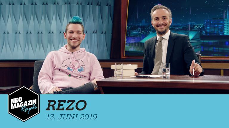 Das NEO MAGAZIN ROYALE mit Jan Böhmermann, Folge 151. Zu Gast: Rezo