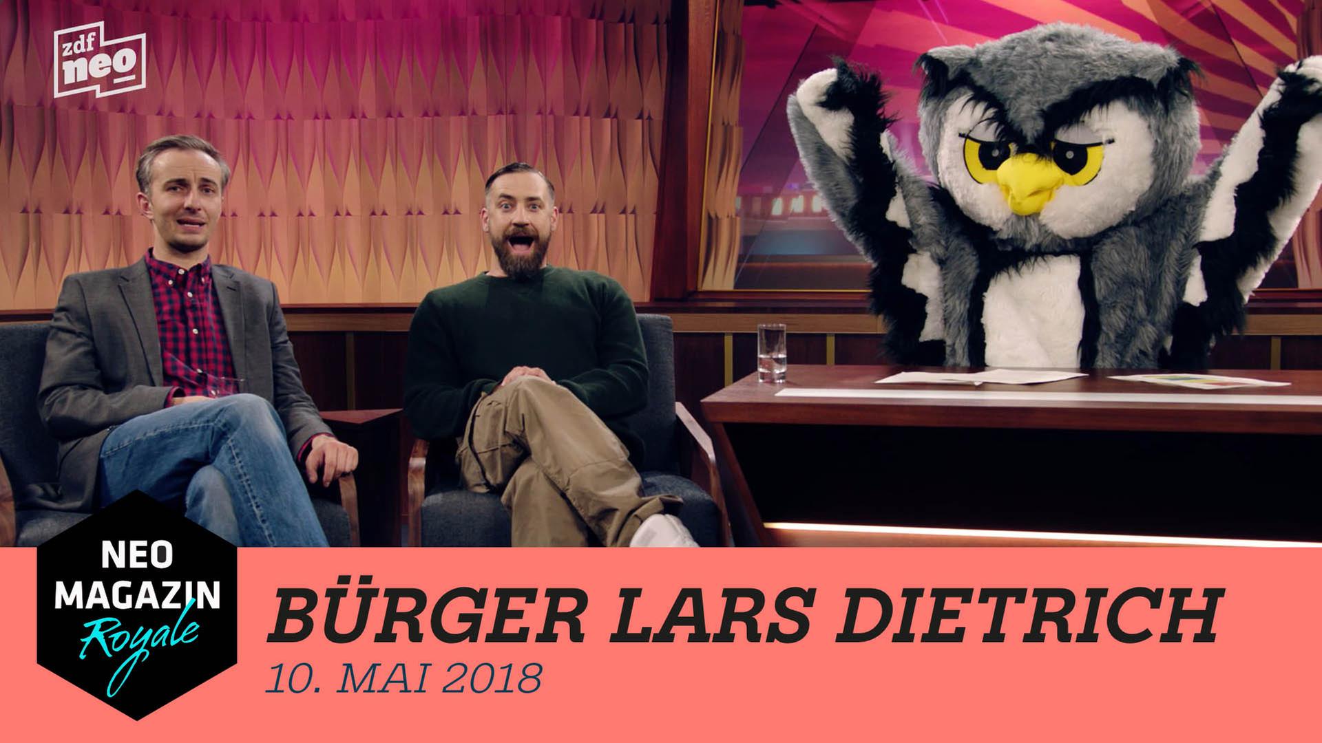 NEO MAGAZIN ROYALE Folge 114 mit Jan Böhmermann und Bürger Lars Dietrich