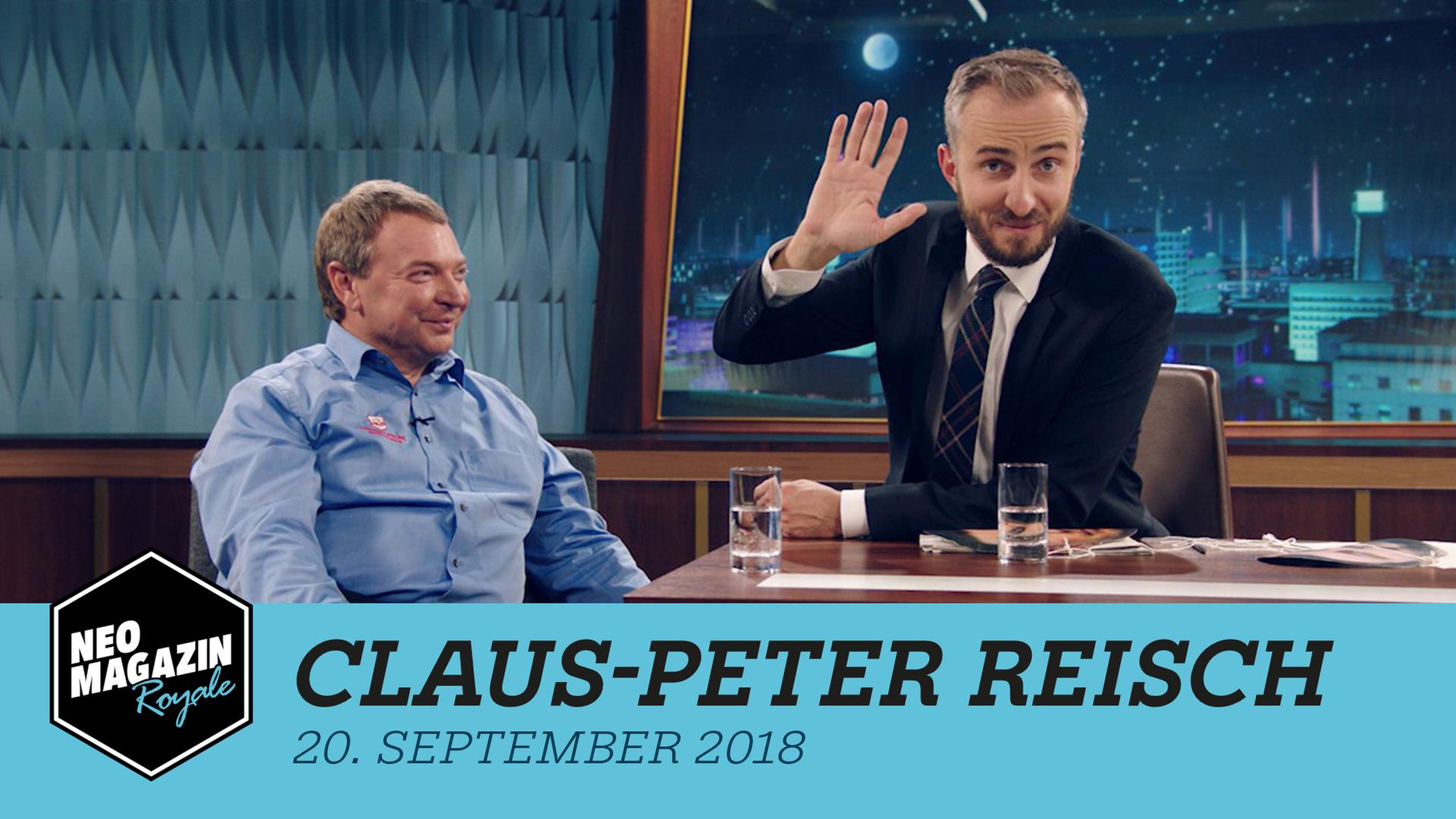 Ganze Sendung NEO MAGAZIN ROYALE mit Jan Böhmermann 122, zu Gast Claus-Peter Reisch
