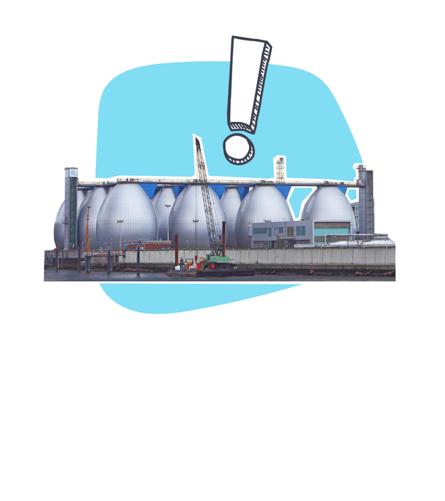 Gasspeicher - Grafik