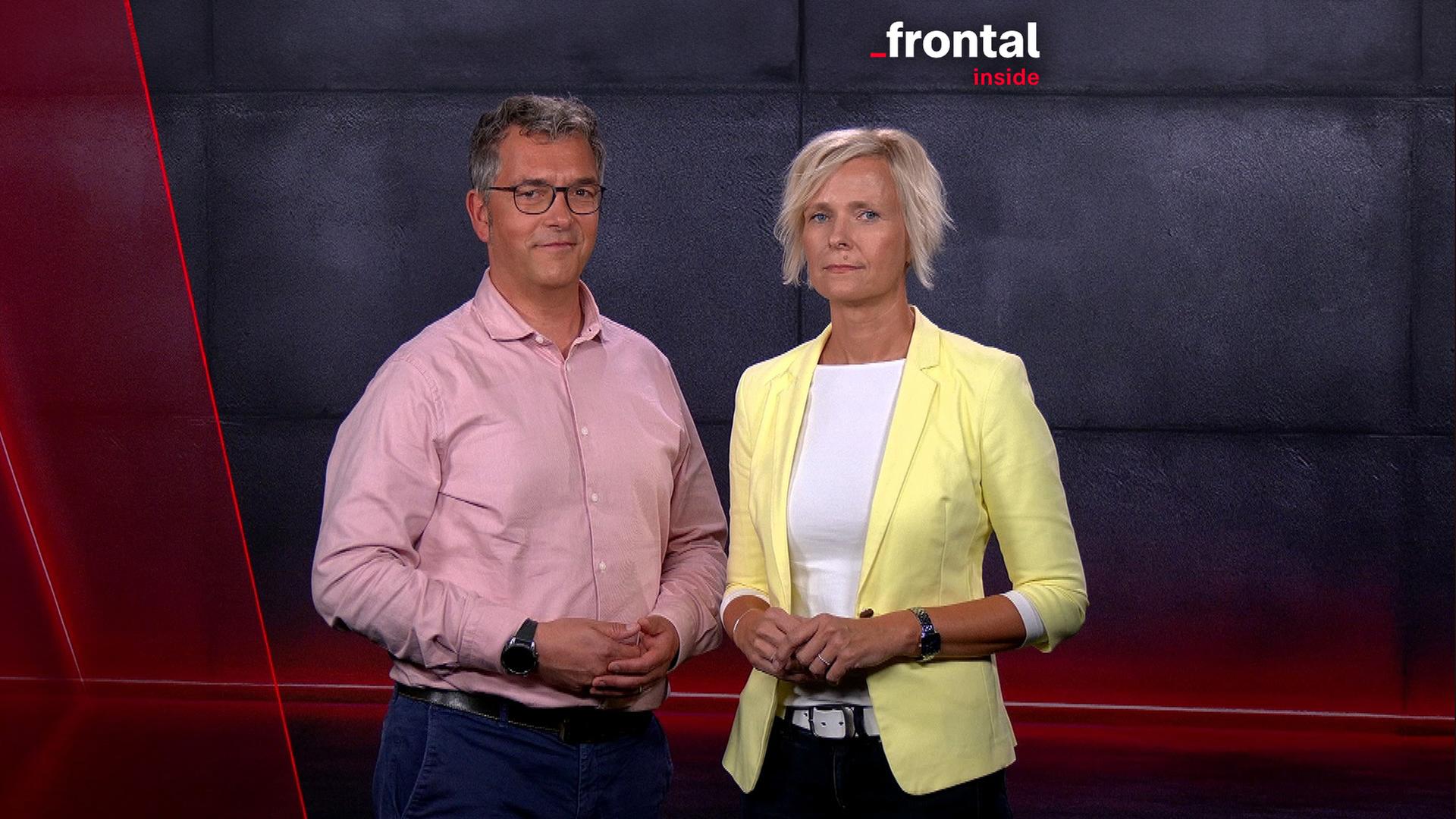 Autor und Host frontal inside