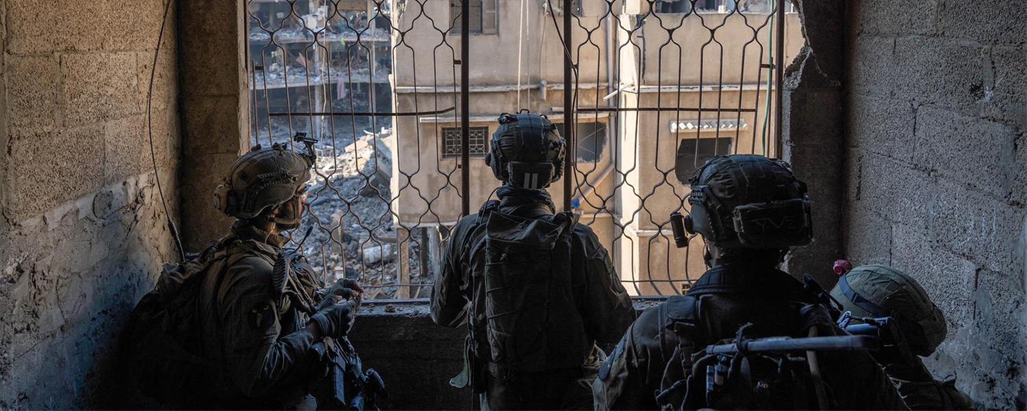 Soldaten der israelischen Armee im Gaza-Streifen inmitten der anhaltenden Kämpfe zwischen Israel und der militanten palästinensischen Gruppe Hamas am 14.02.2024.