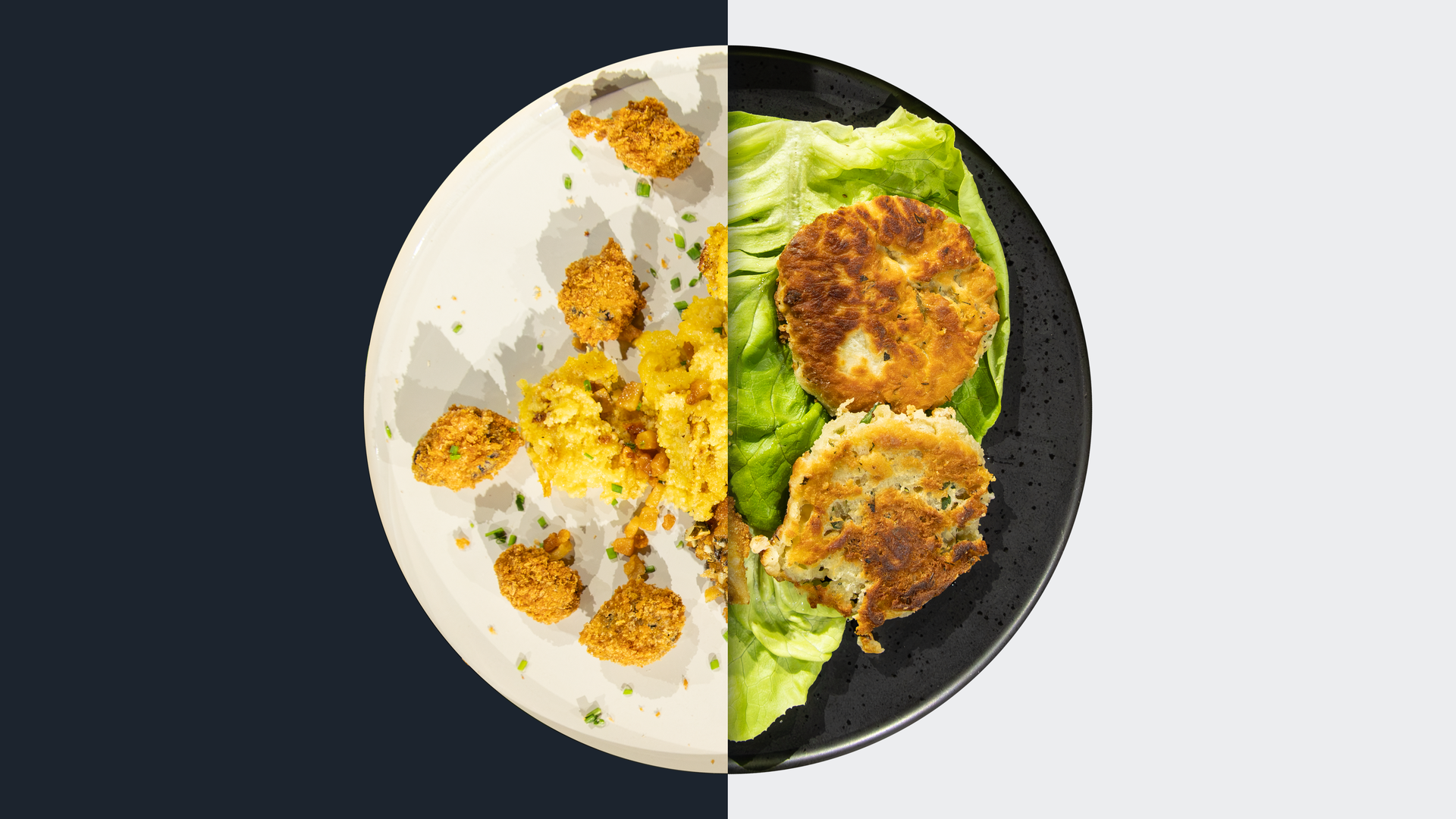 Gebackene Käferbohnen vs. Kräuter-Pfannenbrot