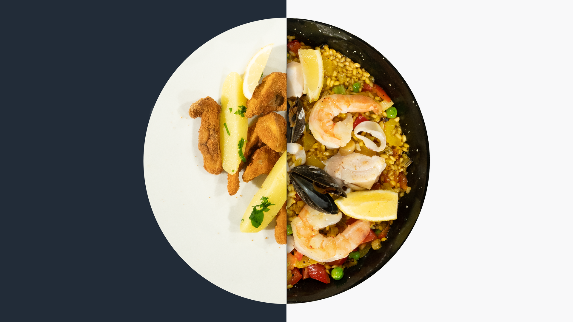 Gebackene Steinpilze vs. Paella