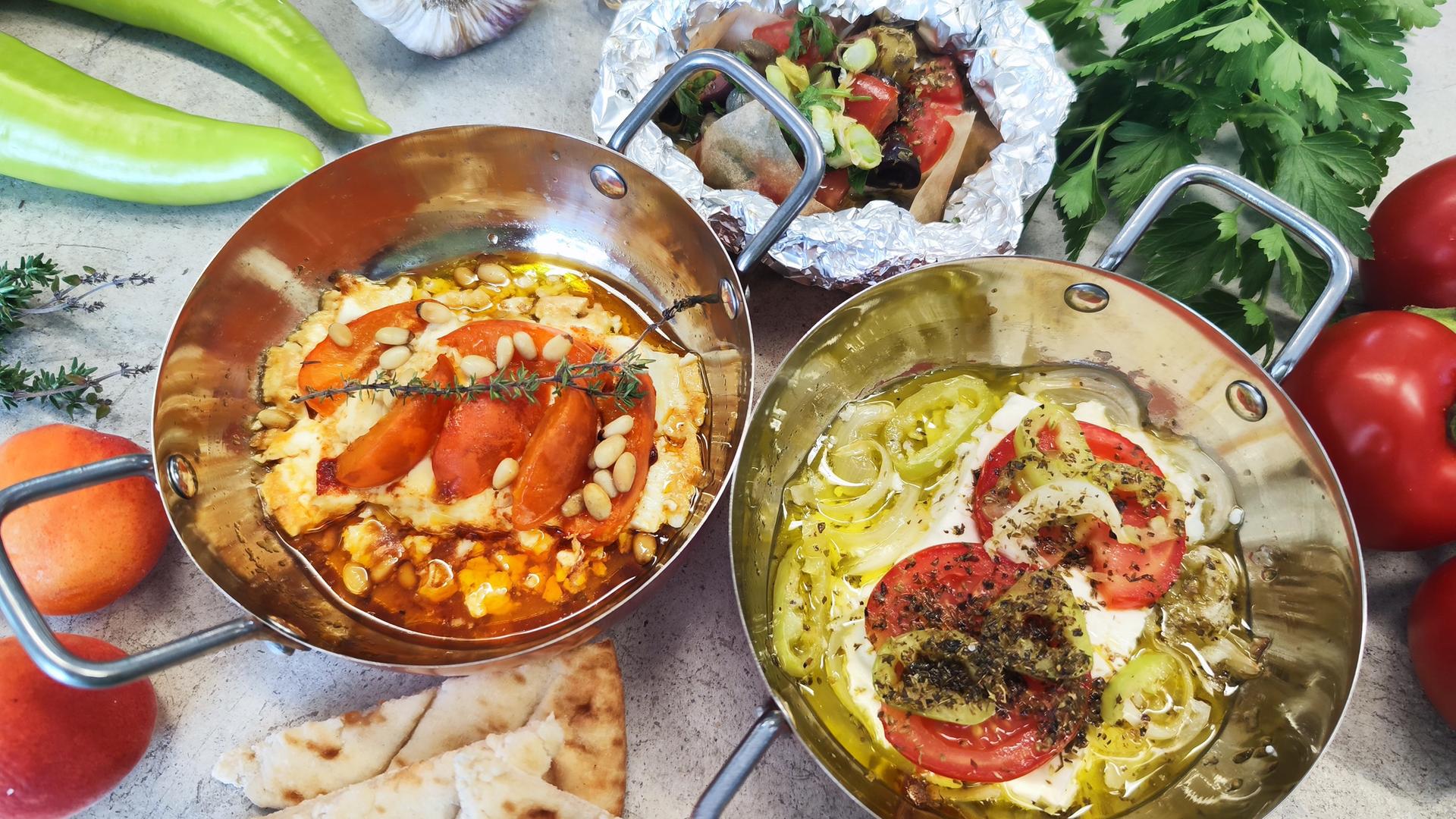 Féta Psití – gebackener Feta 