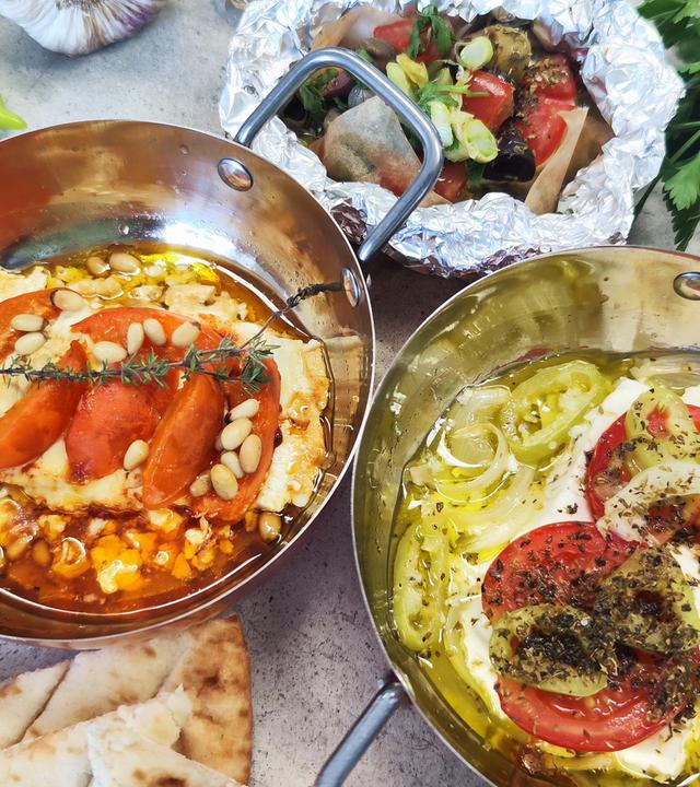 Féta Psití – gebackener Feta 