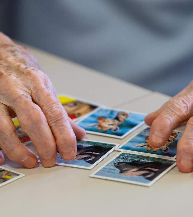 Gedächtnistraining im Altenheim