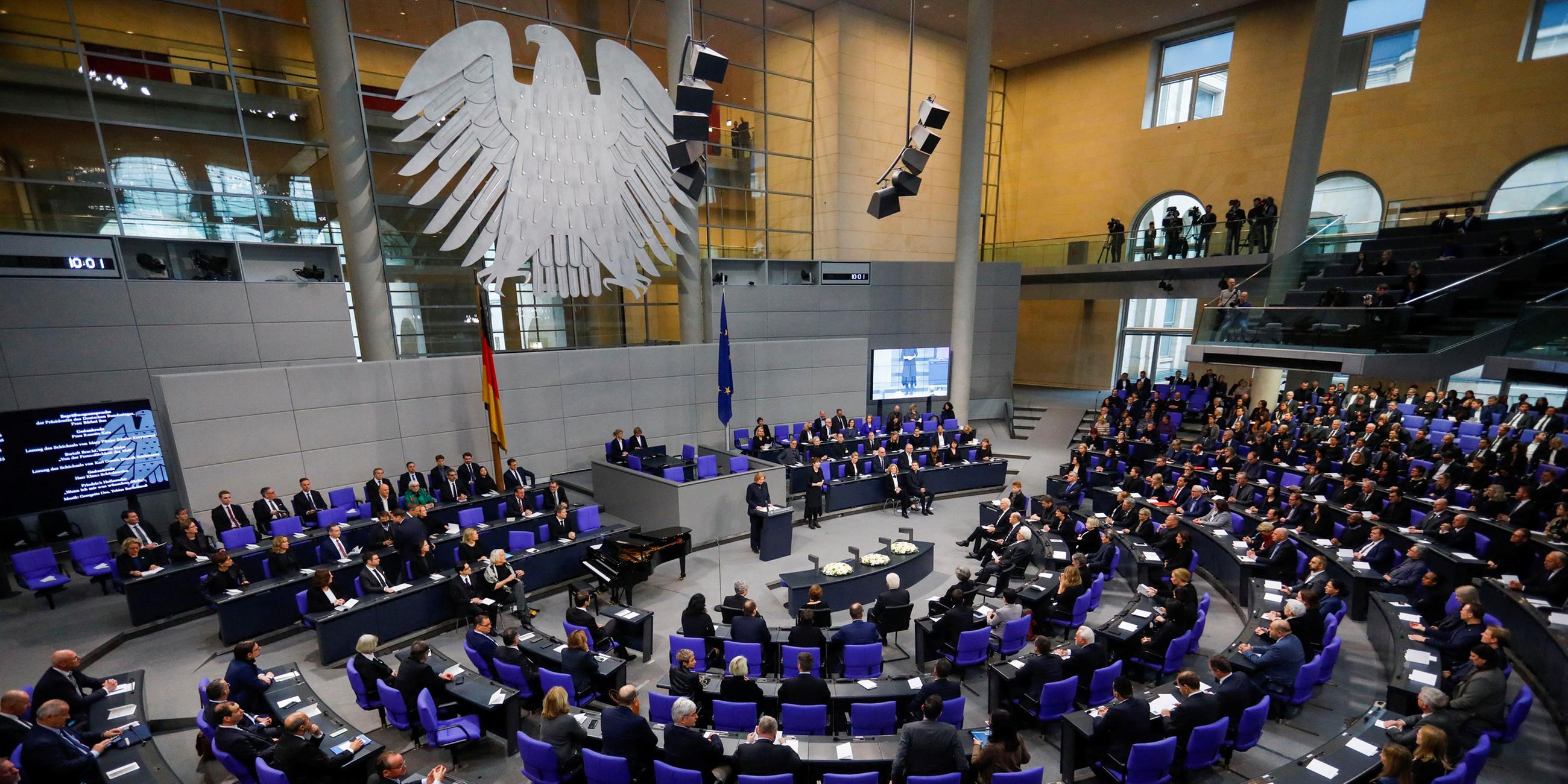 Gedenken an die Opfer des Nationalsozialismus im Bundestag