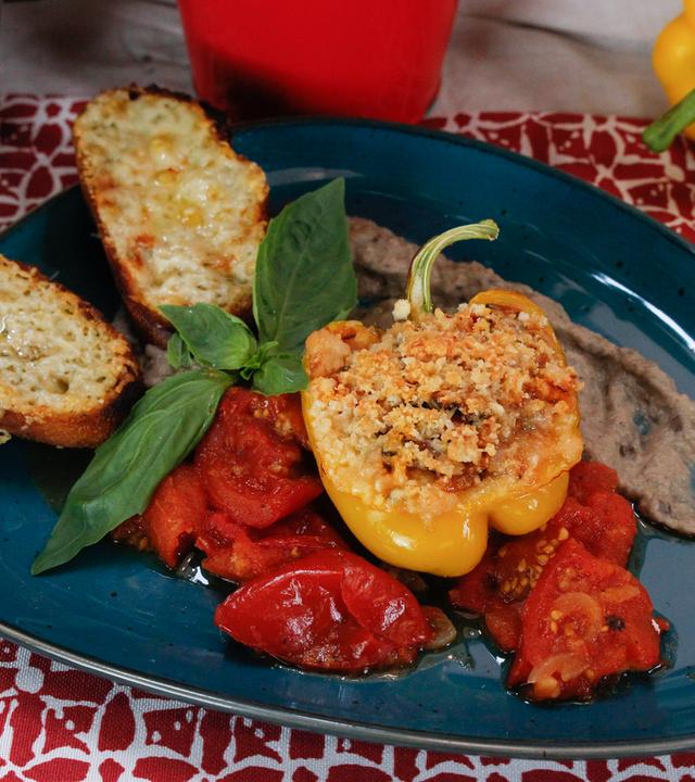 Gefüllte Paprika „Ratatouille“ 