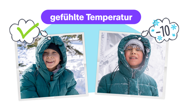 Was bedeutet "gefühlte Temperatur"?