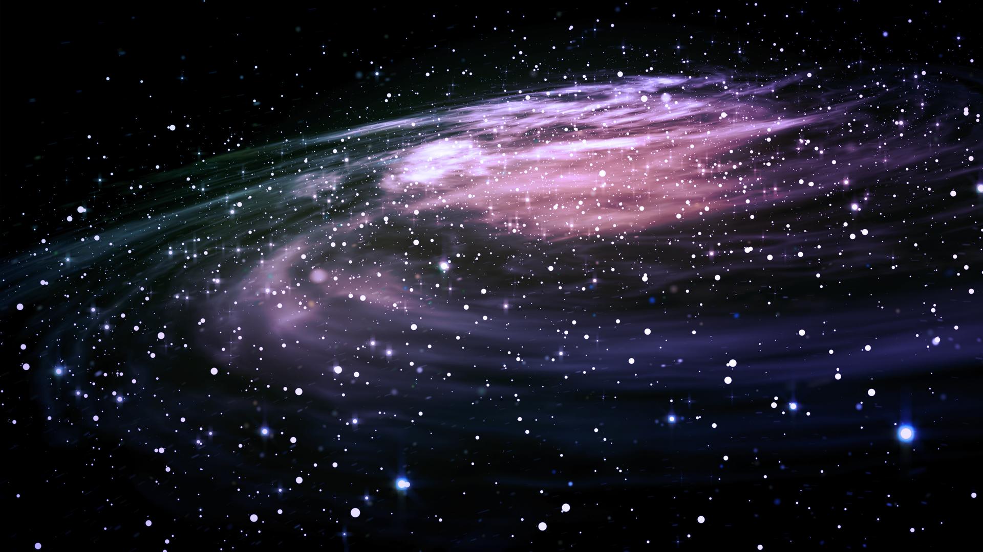 Rotierende Spiralgalaxie