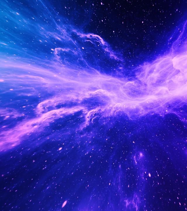 Eine Wolke aus gasförmiger Materie