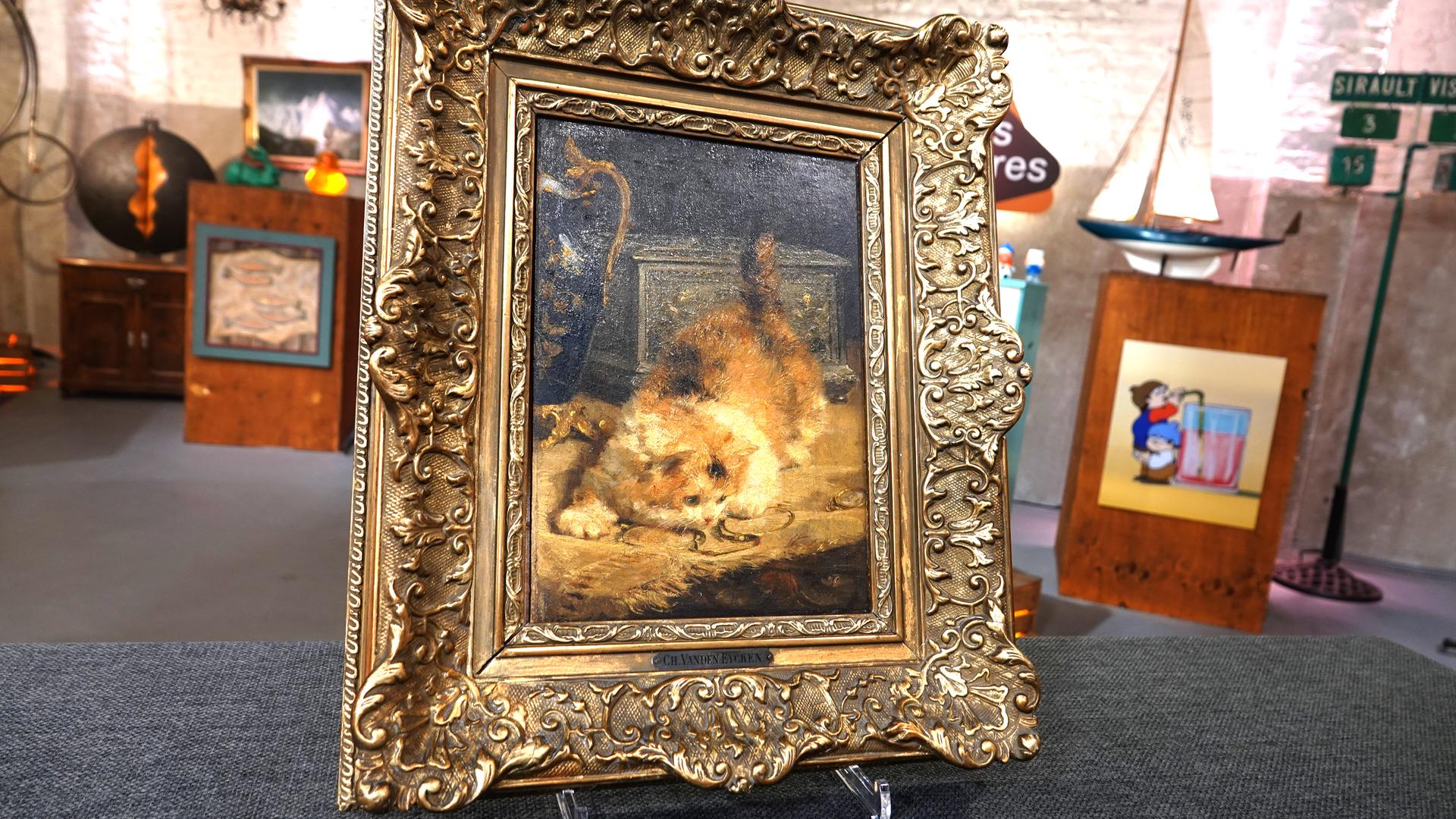 Gemälde "Kleiner Schelm" von Charles van den Eycken