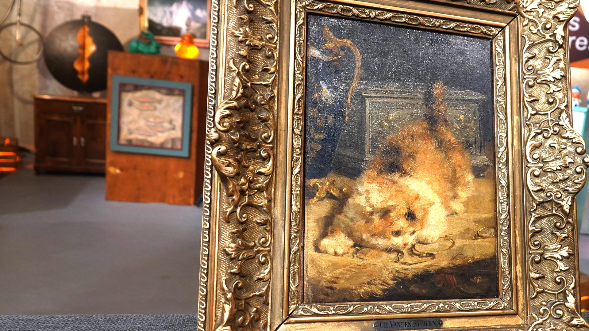 Gemälde "Kleiner Schelm" von Charles van den Eycken
